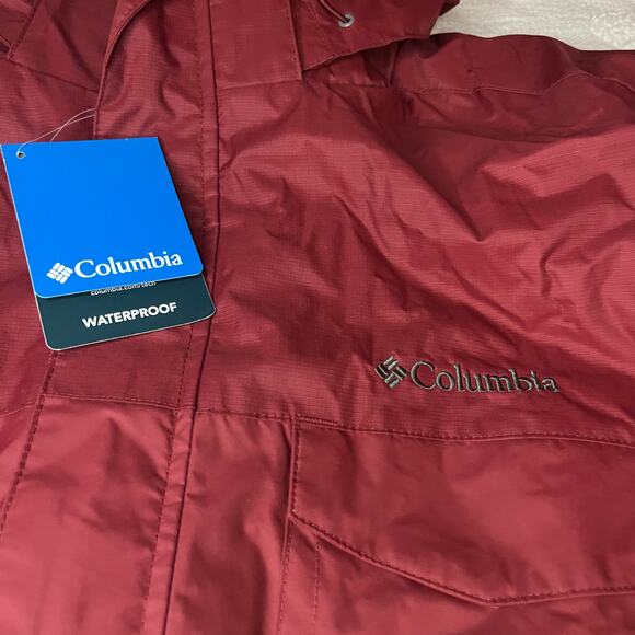 Columbia Men’s Size XXL Mission Air 3-In-1 Interchange Jacket Red Jasper/Shark - Picture 8 of 11